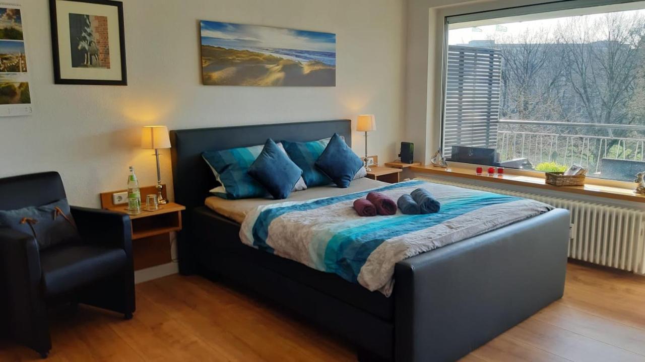 Modern City Apartment With Balcony And Nice Parc View Bremen Luaran gambar